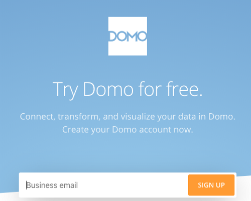 Domo, a tool to remotely connect to external data